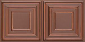 Faux Antique Copper Drop In Grid Ceiling Tile Design 8222