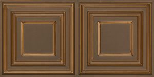 Faux Antique Gold 2x4 Drip In Ceiling Tile Design 8222