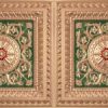 Faux Gold Green Red Design 8223 Ceiling Tile