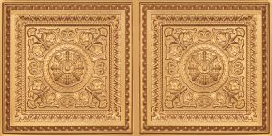 Faux Gold Design 8223 Ceiling Tile