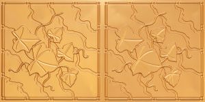 Faux Gold Ceiling Tile Design 8202
