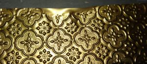 Faux Gold WC-20 PVC Back Splash Faux Gold WC-20 PVC Back Splash