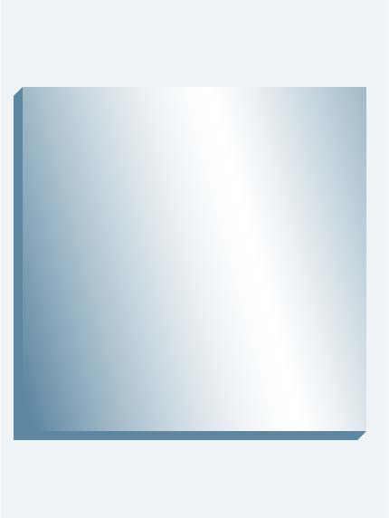 Glassless Mirror 120"x120"x1.4375 12'x12'