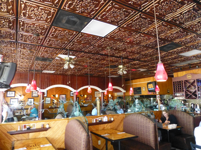 Faux Antique Copper Ceiling Tile Design 26