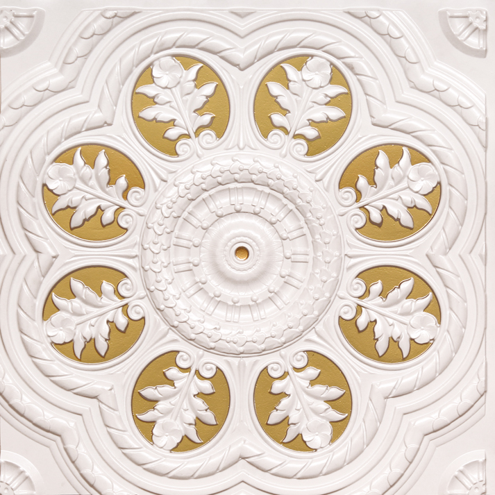 White Pearl Brass Grid Ceiling Tile Design 240 White Pearl Brass Grid Ceiling Tile Design 240