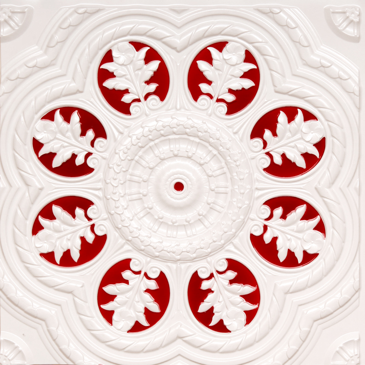 White Pearl Red Glue Up Ceiling Tile Design 240 White Pearl Red Glue Up Ceiling Tile Design 240
