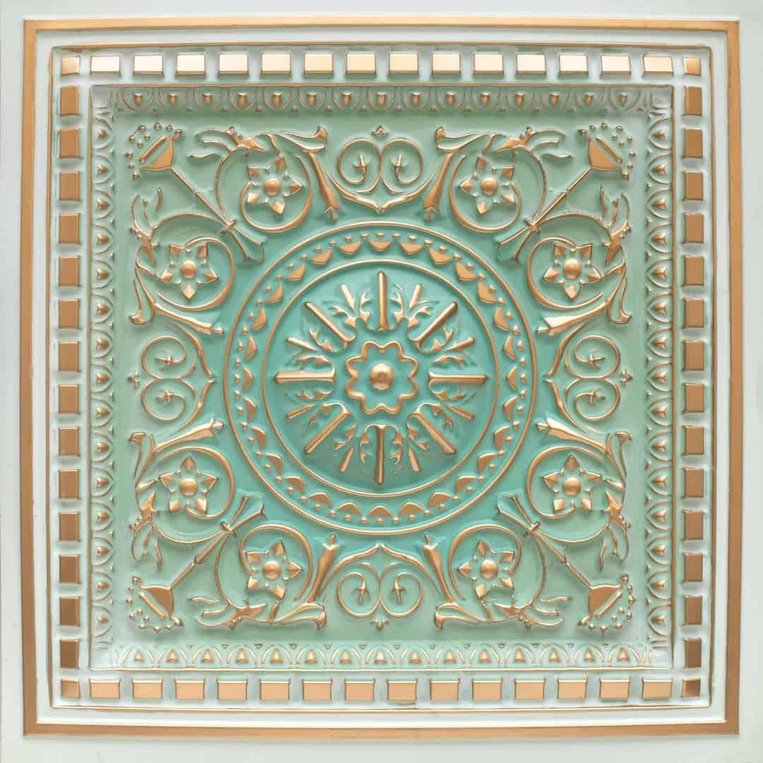 Arabian Green Ceiling Tile Design 215 Arabian Green Ceiling Tile Design 215