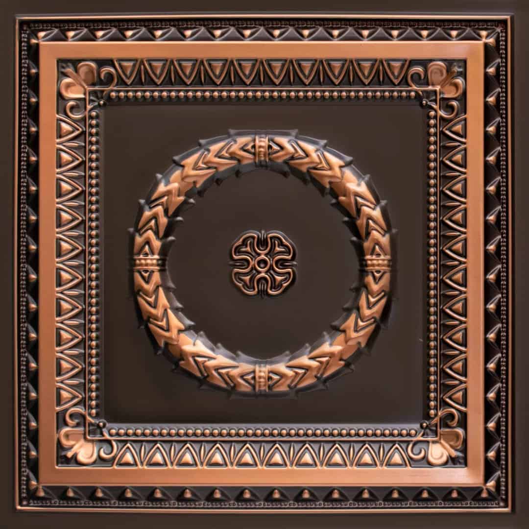 Antique Copper Ceiling Tile Design 210 Antique Copper Ceiling Tile Design 210